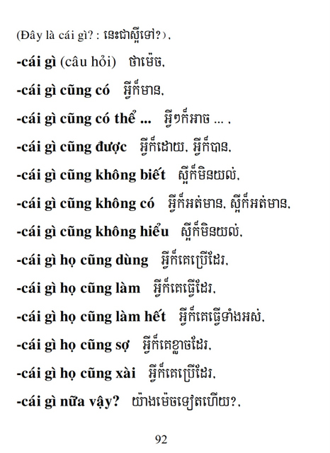 Từ điển Việt Khmer