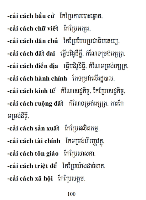 Từ điển Việt Khmer