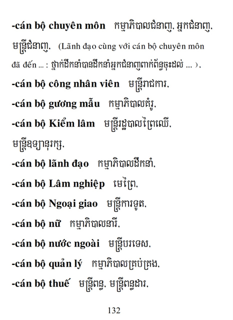 Từ điển Việt Khmer