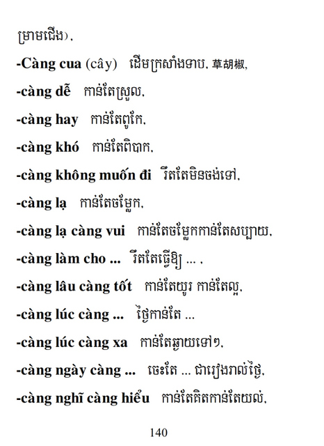 Từ điển Việt Khmer