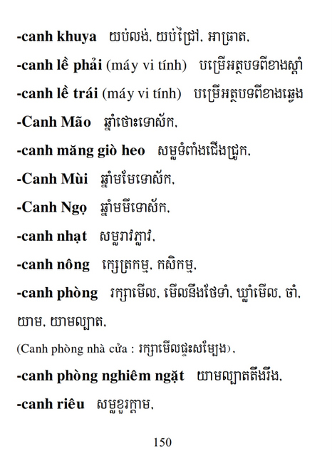 Từ điển Việt Khmer