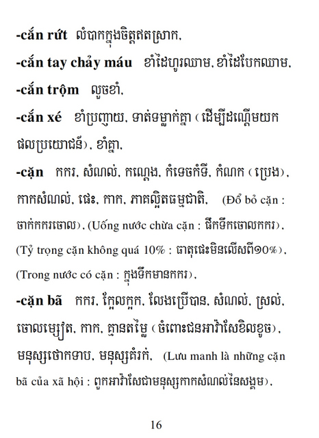 Từ điển Việt Khmer