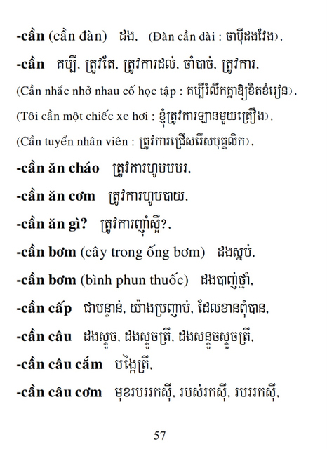 Từ điển Việt Khmer