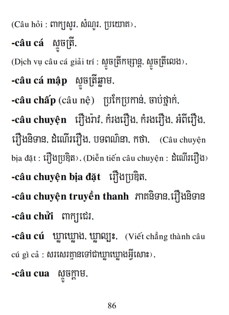 Từ điển Việt Khmer