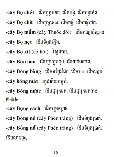 Từ điển Việt Khmer