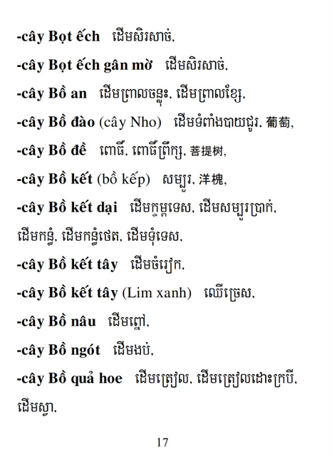 Từ điển Việt Khmer