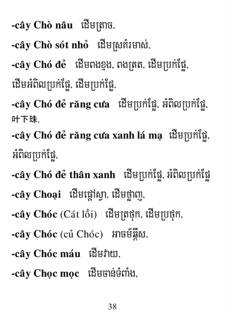 Từ điển Việt Khmer