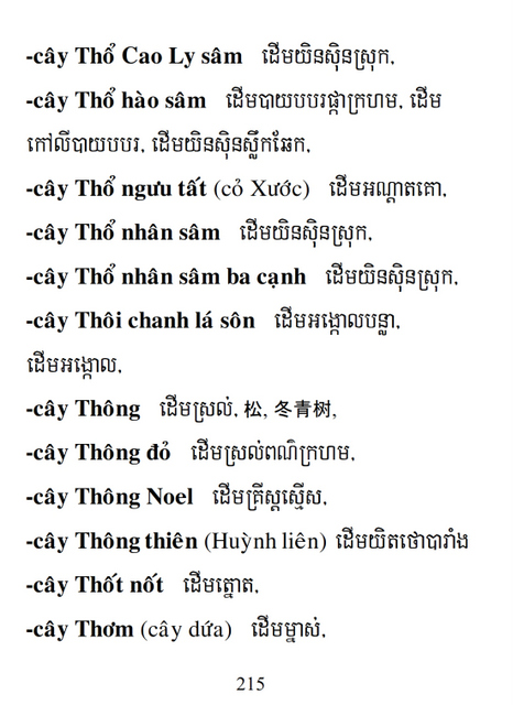 Từ điển Việt Khmer