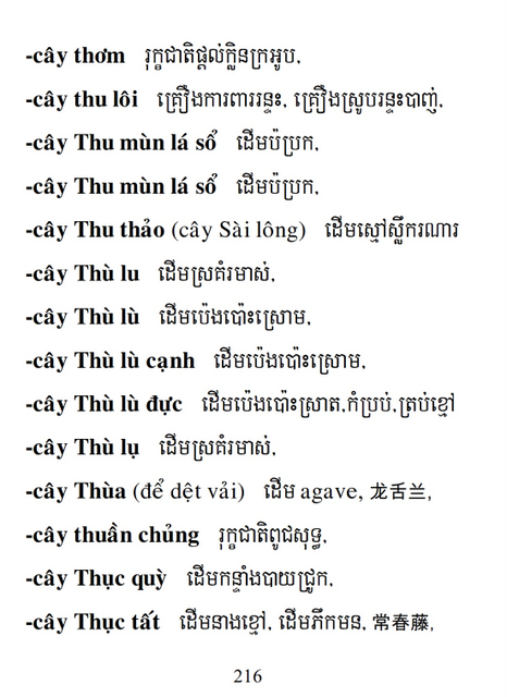 Từ điển Việt Khmer