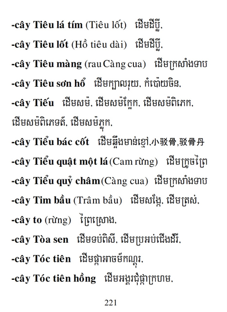 Từ điển Việt Khmer