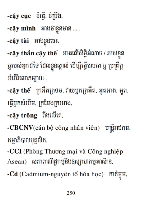 Từ điển Việt Khmer