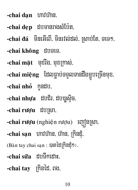 Từ điển Việt Khmer