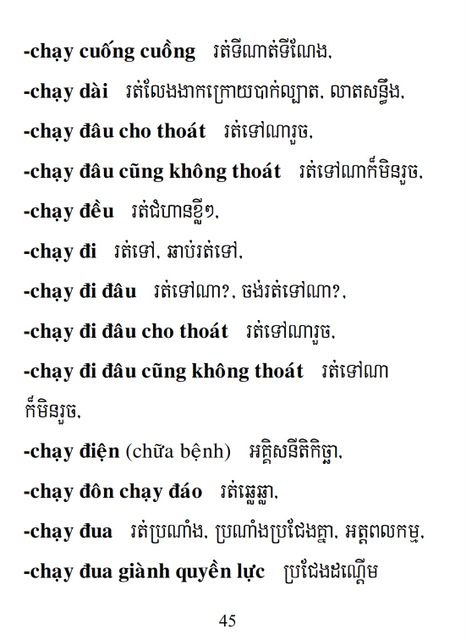 Từ điển Việt Khmer