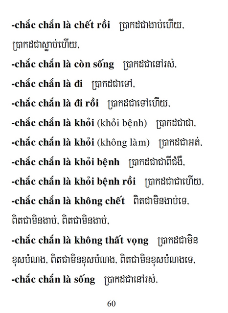 Từ điển Việt Khmer