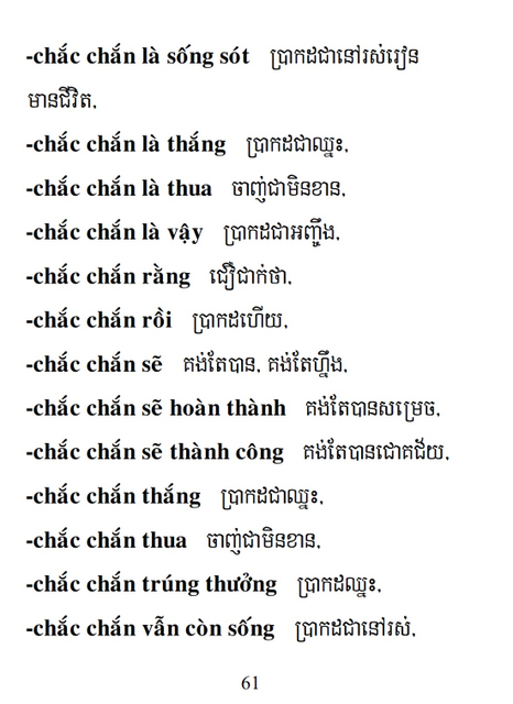 Từ điển Việt Khmer