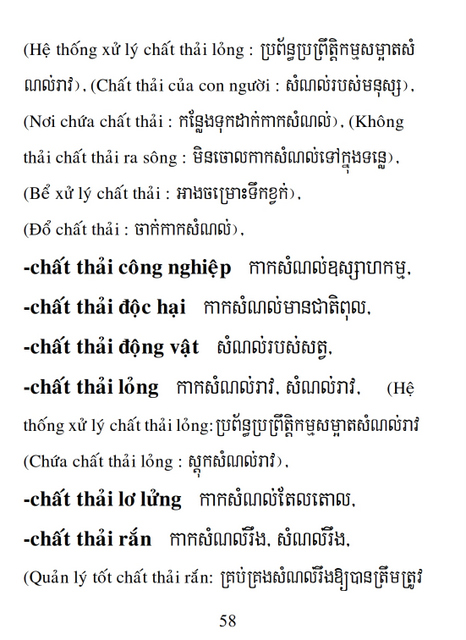 Từ điển Việt Khmer