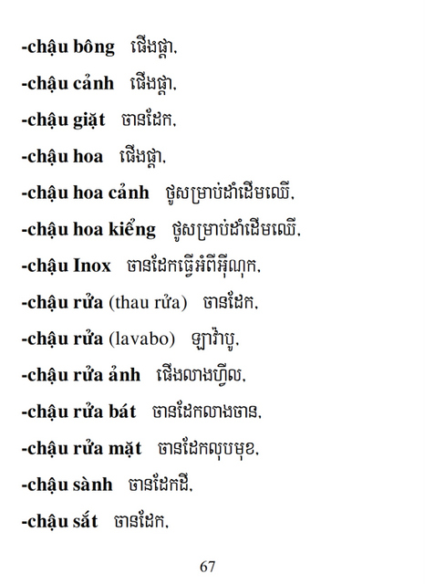 Từ điển Việt Khmer