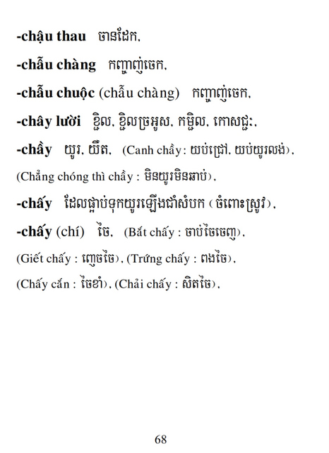 Từ điển Việt Khmer