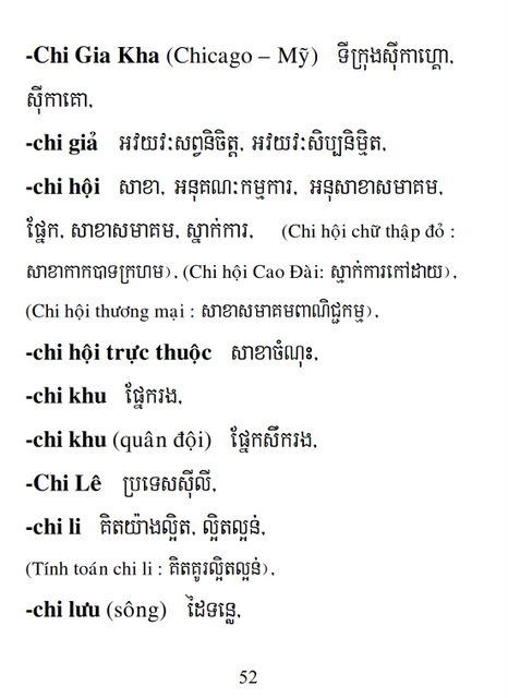 Từ điển Việt Khmer