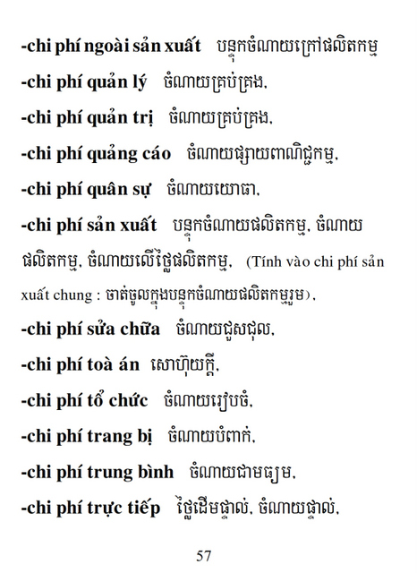 Từ điển Việt Khmer