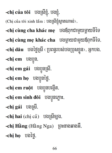 Từ điển Việt Khmer