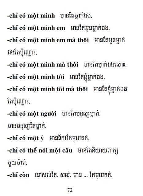 Từ điển Việt Khmer