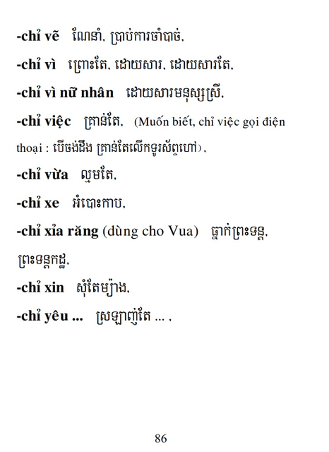 Từ điển Việt Khmer