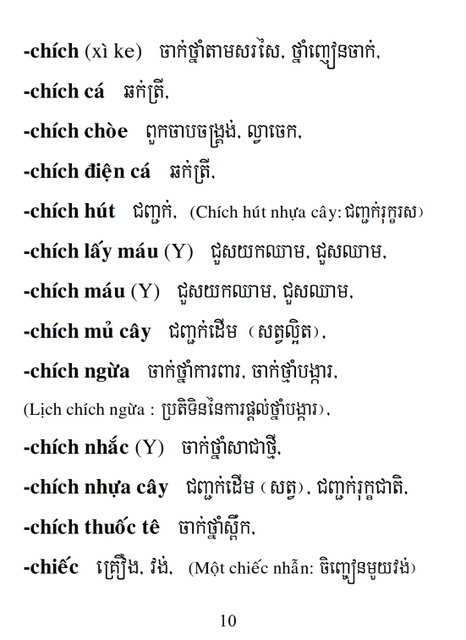 Từ điển Việt Khmer