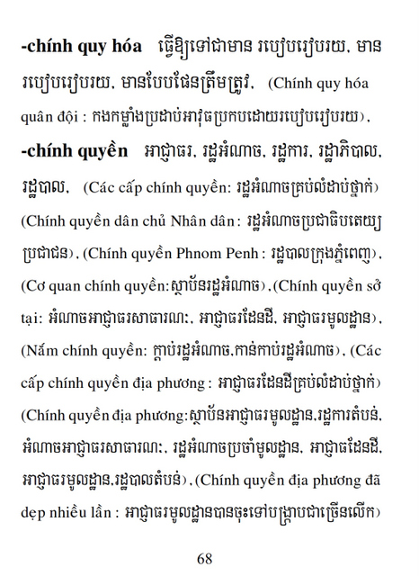 Từ điển Việt Khmer