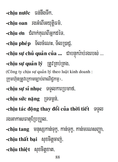 Từ điển Việt Khmer