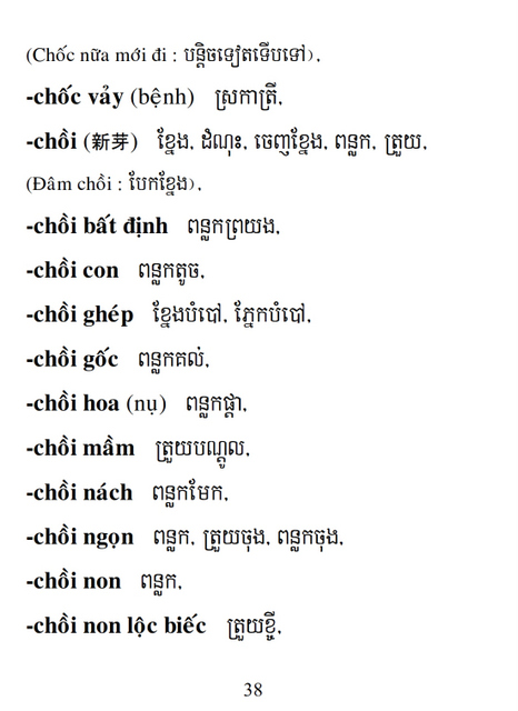 Từ điển Việt Khmer