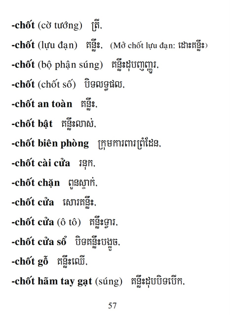 Từ điển Việt Khmer