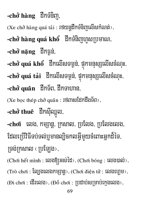 Từ điển Việt Khmer