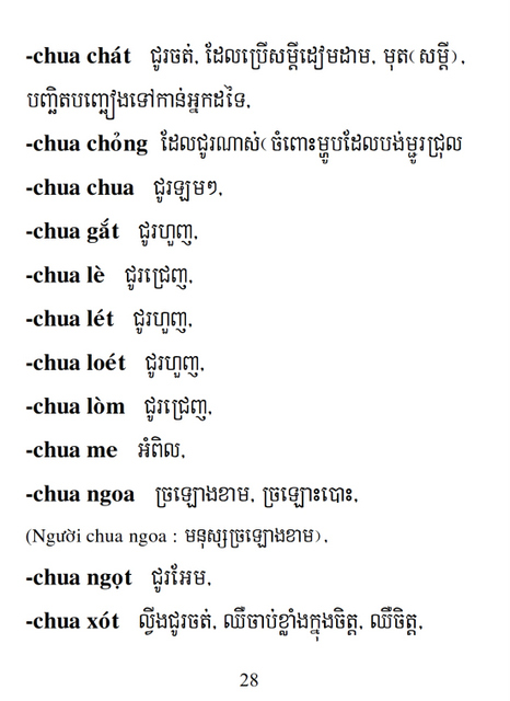 Từ điển Việt Khmer