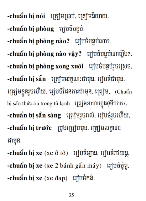 Từ điển Việt Khmer