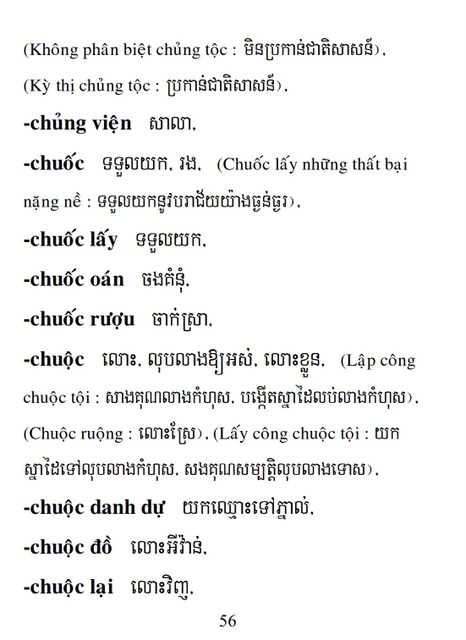 Từ điển Việt Khmer