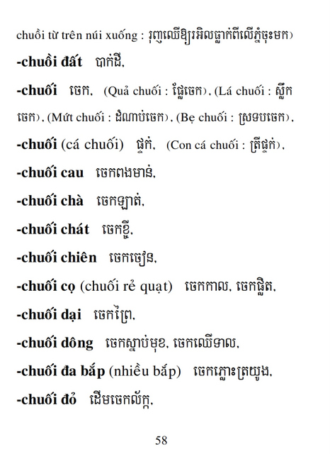 Từ điển Việt Khmer