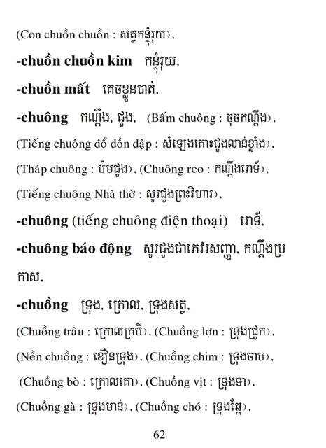 Từ điển Việt Khmer