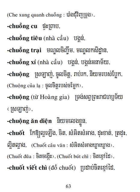 Từ điển Việt Khmer