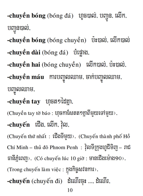 Từ điển Việt Khmer