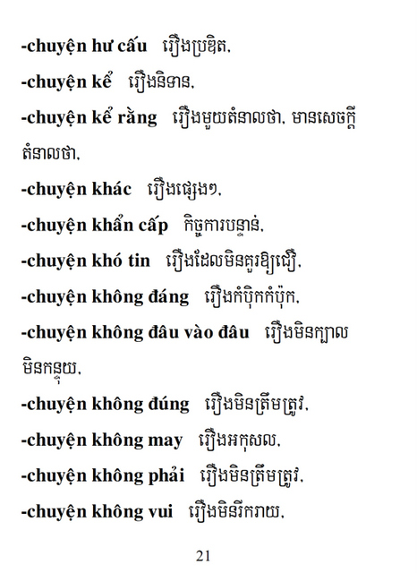 Từ điển Việt Khmer