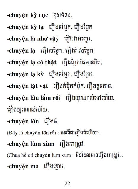 Từ điển Việt Khmer