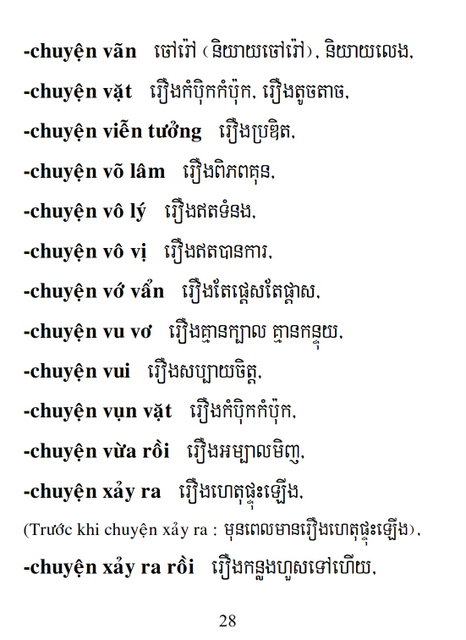 Từ điển Việt Khmer