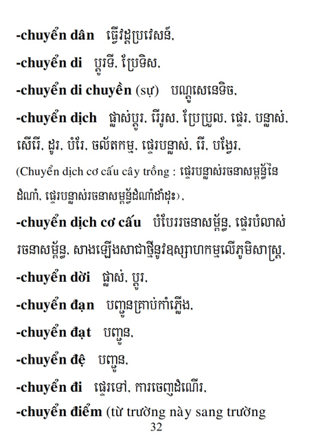 Từ điển Việt Khmer