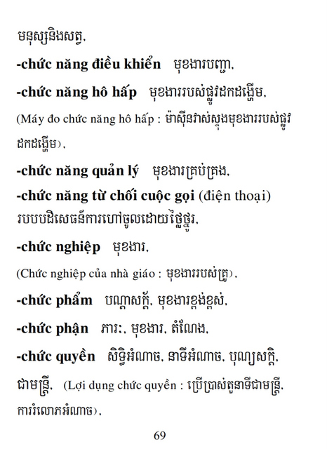 Từ điển Việt Khmer