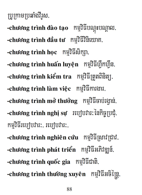 Từ điển Việt Khmer