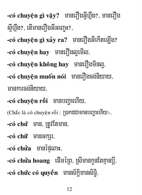 Từ điển Việt Khmer