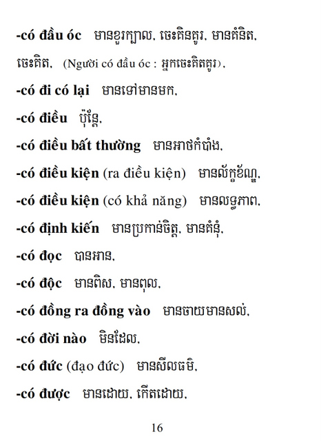 Từ điển Việt Khmer