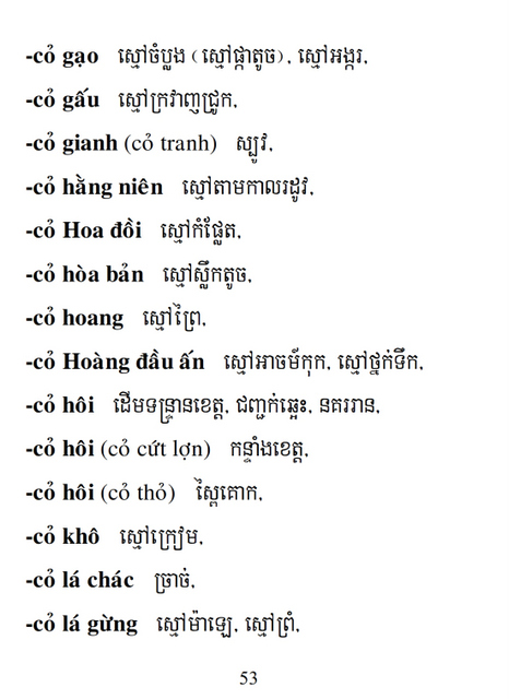 Từ điển Việt Khmer