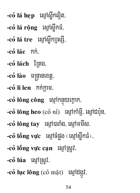 Từ điển Việt Khmer